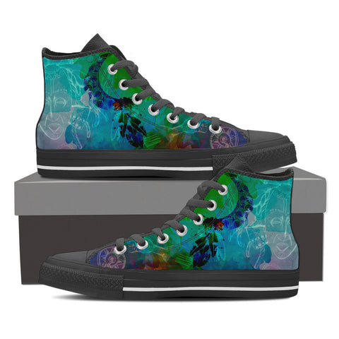 [KINIART BELLA POM GALAXY HIGH-TOP SNEAKERS] - Blessed Shop