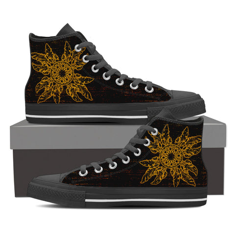 [KINIART BELLA POM GALAXY HIGH-TOP SNEAKERS] - Blessed Shop