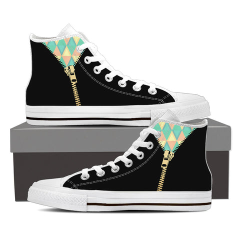 [KINIART BELLA POM GALAXY HIGH-TOP SNEAKERS] - Blessed Shop