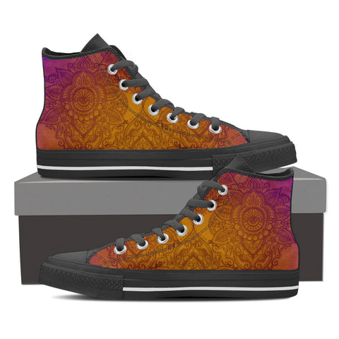 [KINIART BELLA POM GALAXY HIGH-TOP SNEAKERS] - Blessed Shop