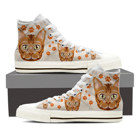 [KINIART BELLA POM GALAXY HIGH-TOP SNEAKERS] - Blessed Shop