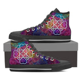[KINIART BELLA POM GALAXY HIGH-TOP SNEAKERS] - Blessed Shop