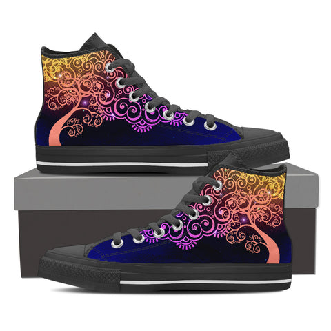 [KINIART BELLA POM GALAXY HIGH-TOP SNEAKERS] - Blessed Shop