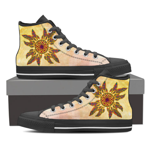 [KINIART BELLA POM GALAXY HIGH-TOP SNEAKERS] - Blessed Shop