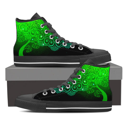 [KINIART BELLA POM GALAXY HIGH-TOP SNEAKERS] - Blessed Shop