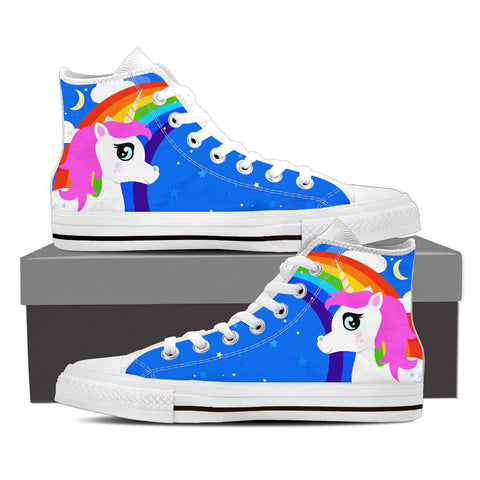 [KINIART BELLA POM GALAXY HIGH-TOP SNEAKERS] - Blessed Shop