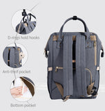 Fish-Openning Diaper Bag Backpack
