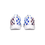 Uniquely You Womens Sneakers - Multicolor Polka Dot Canvas Sports