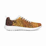 Uniquely You Womens Sneakers - Canvas Running Shoes,  Brown and Yellow