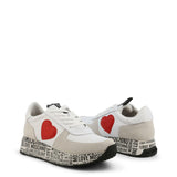 White Heart Sneakers