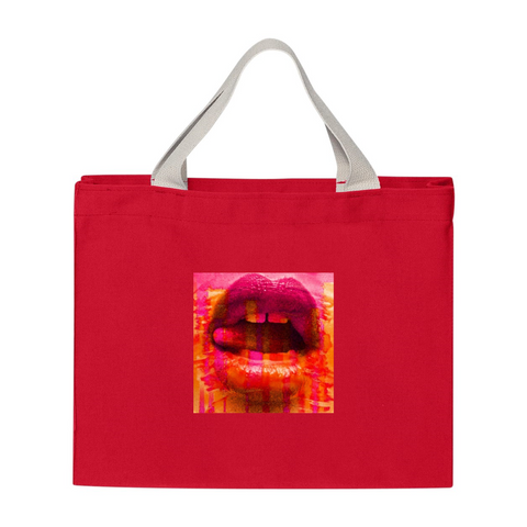 Contemporary Lips USA-Made Medium Gusset Tote